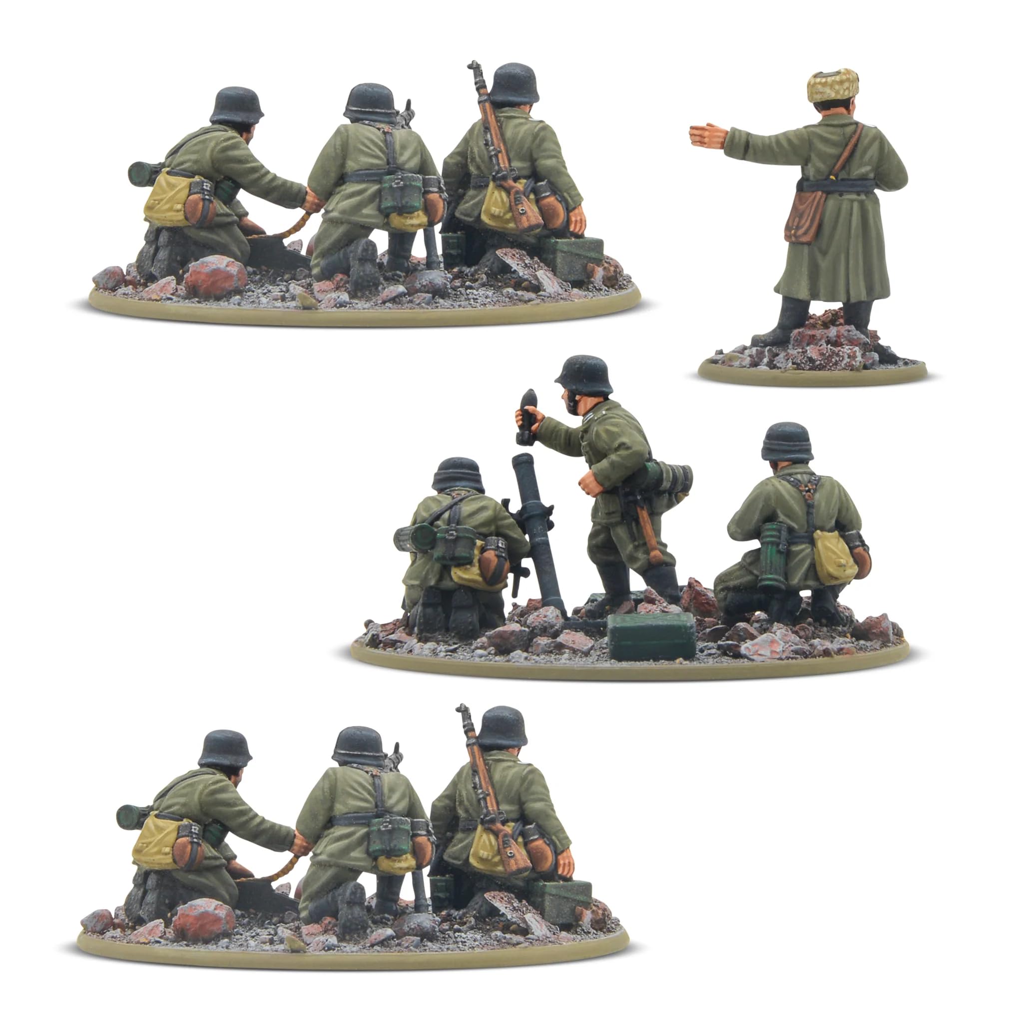 Warlord Games German Army Veteran Heavy Weapons Platoon 28mm Scale Resin Miniatures for Bolt Action Highly Detailed World War 2 Miniatures - Image 3