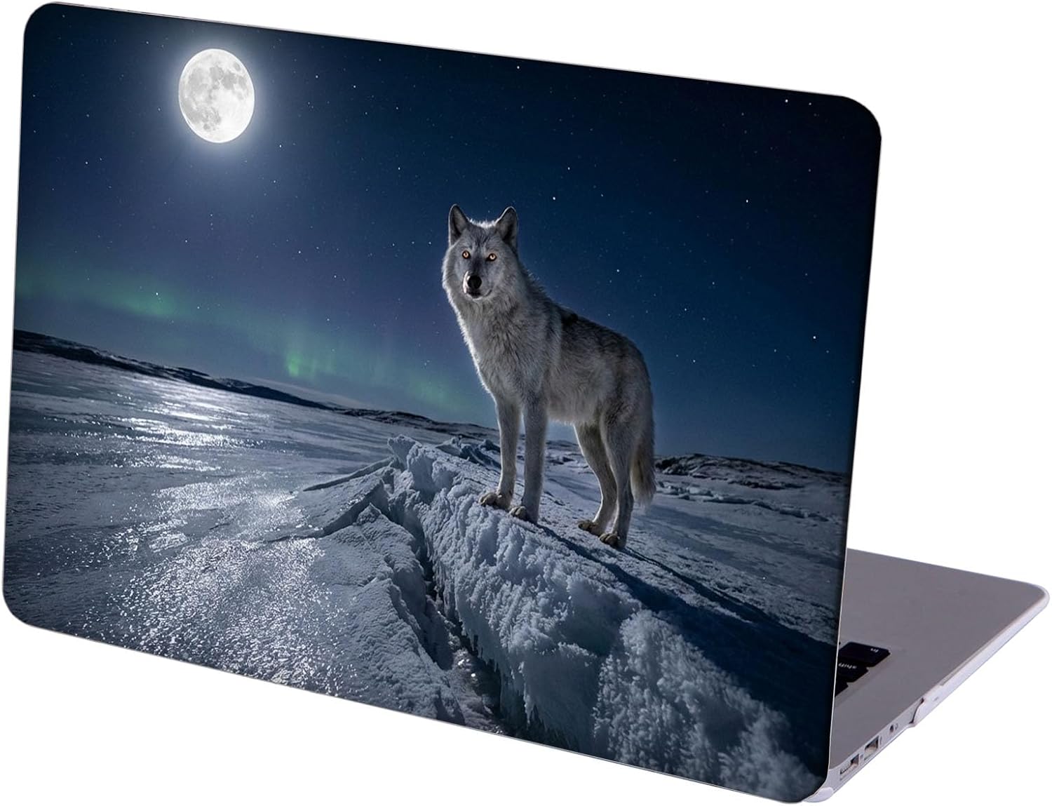 Compatible with MacBook Pro 16-inch, Hard Shell Case with Keyboard Cover and Screen Protector (A2485, M1 / A2780 M2 / A2991 M3 / A3403 A3186 M4, 2021-2025 Release) - Wolf MC22656