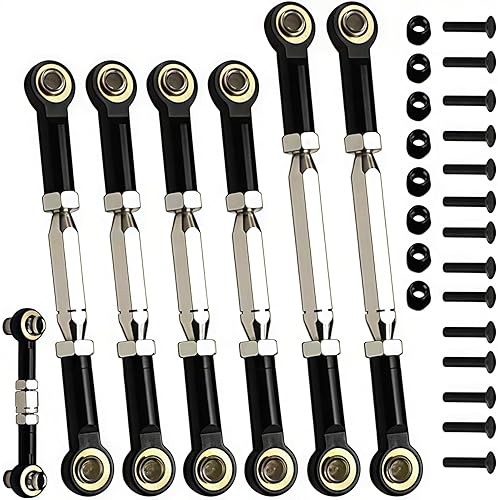 (Actualización 2025) 3.071-4.252 in Tensores de acero inoxidableEnlace Camber para 110 Traxxas Slash 4X4 VXLRustler 4X4Stampede 4X4 VXLHoss 4X4 RC