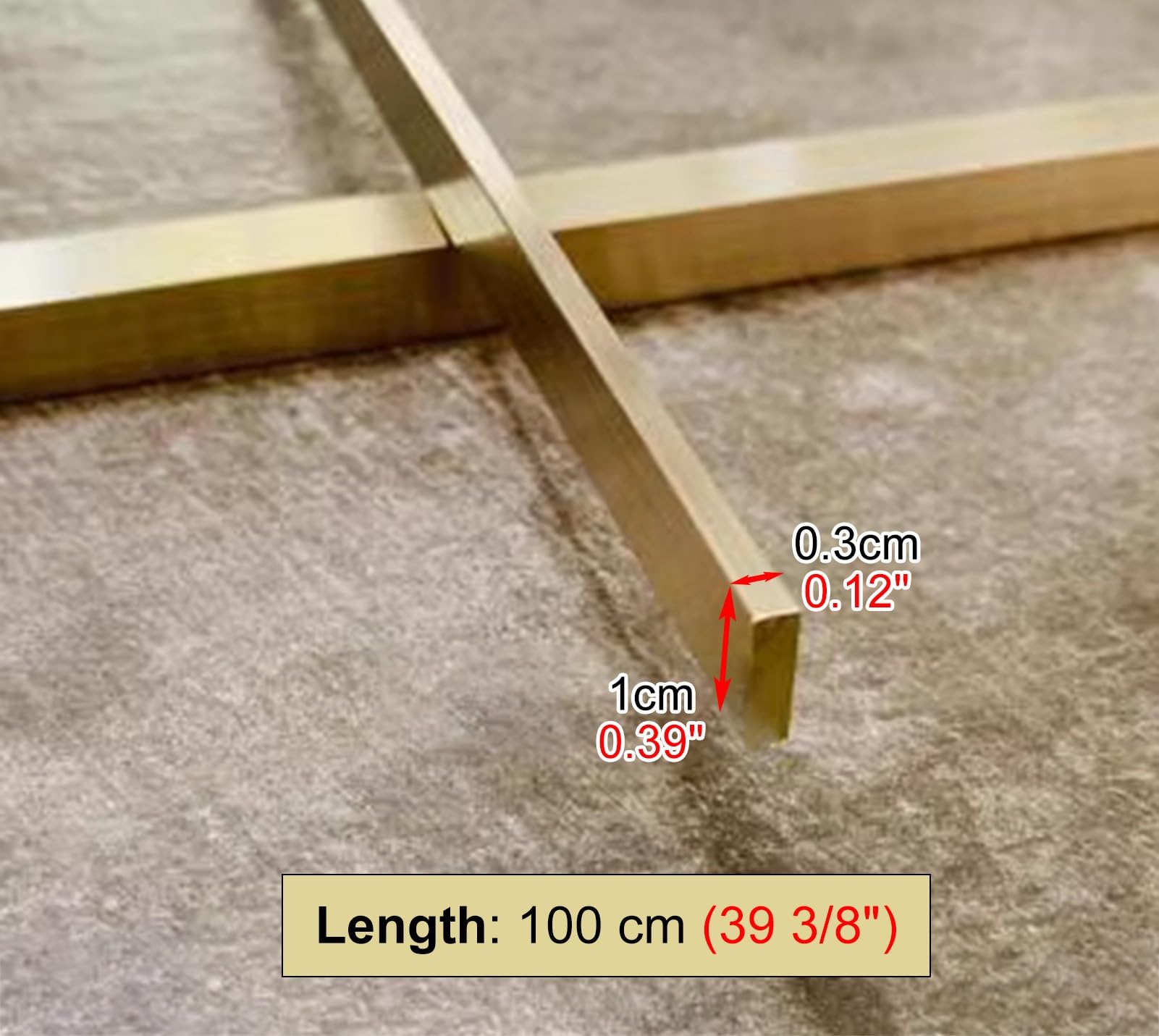 Türschwellenleiste – langlebige Einfassungsverkleidung für flache Böden, Übergangsstange von Holz zu Fliesen, Spaltabdeckung, elegante Wohnkultur