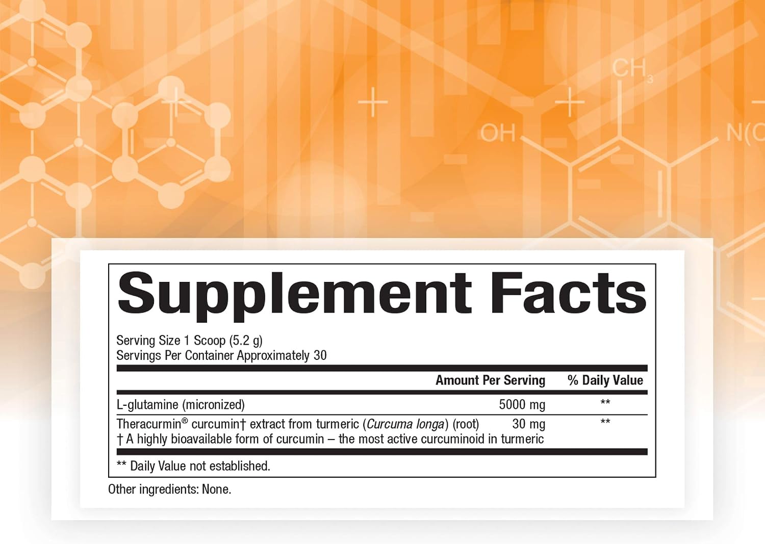 CurcuminRich Theracurmin & L-Glutamine by Natural Factors, Post-Workout Curcumin Powder