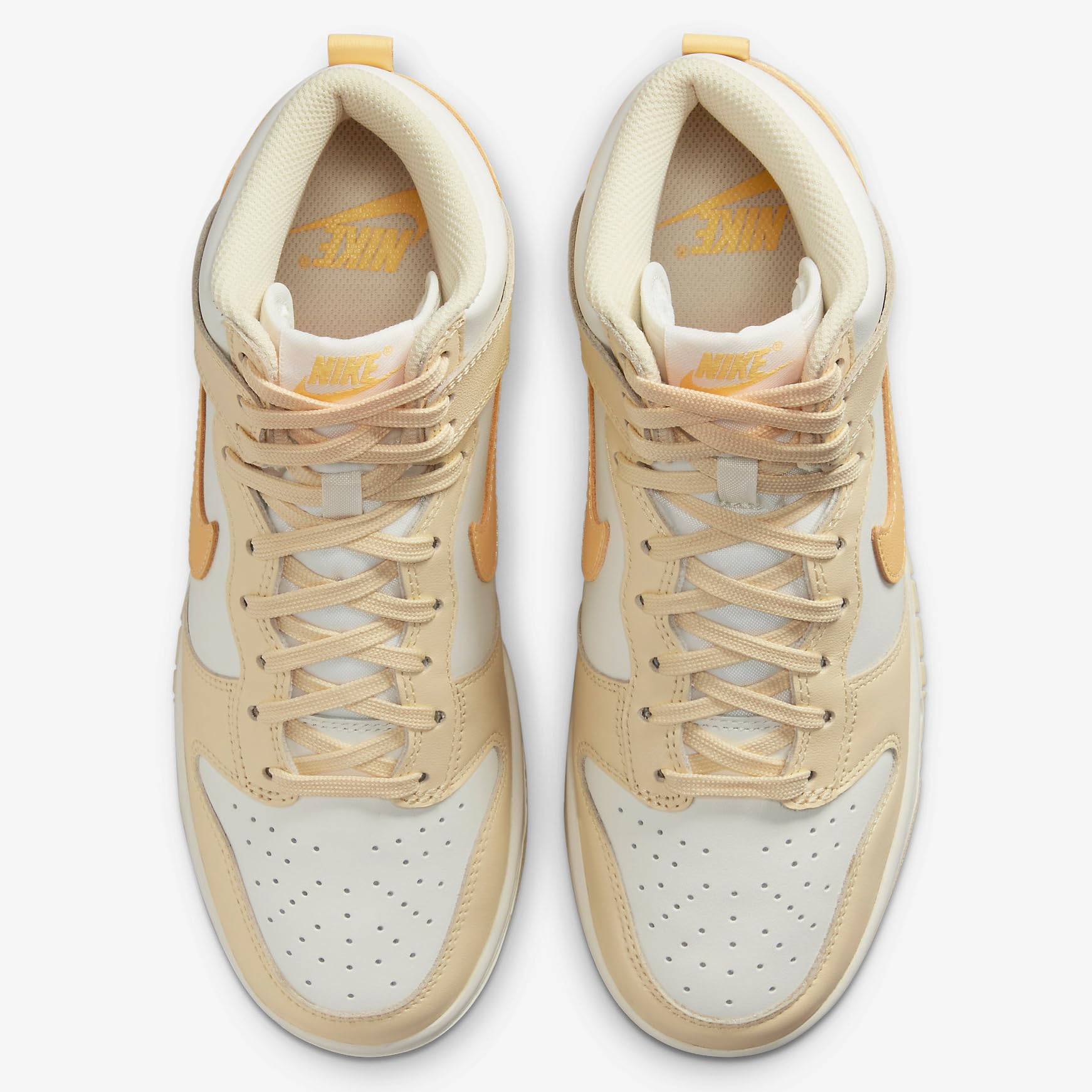 Nike Zapatillas altas para mujer, Vainilla pálida/Topacio Gold-sail, 39 EU