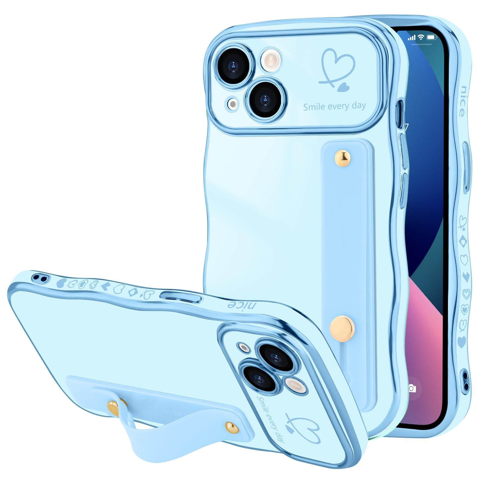 LLZ.COQUE Handyhülle für iPhone 17 Pro Max, Mädchen Curly We