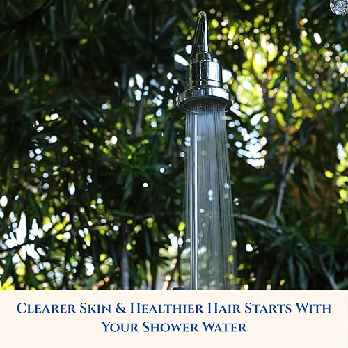 Miniatura 3 de Cabezal de ducha filtrado, alta presión, reduce el cloro, metales pesados y microplásticos, suavizante de agua dura para un cabello y piel