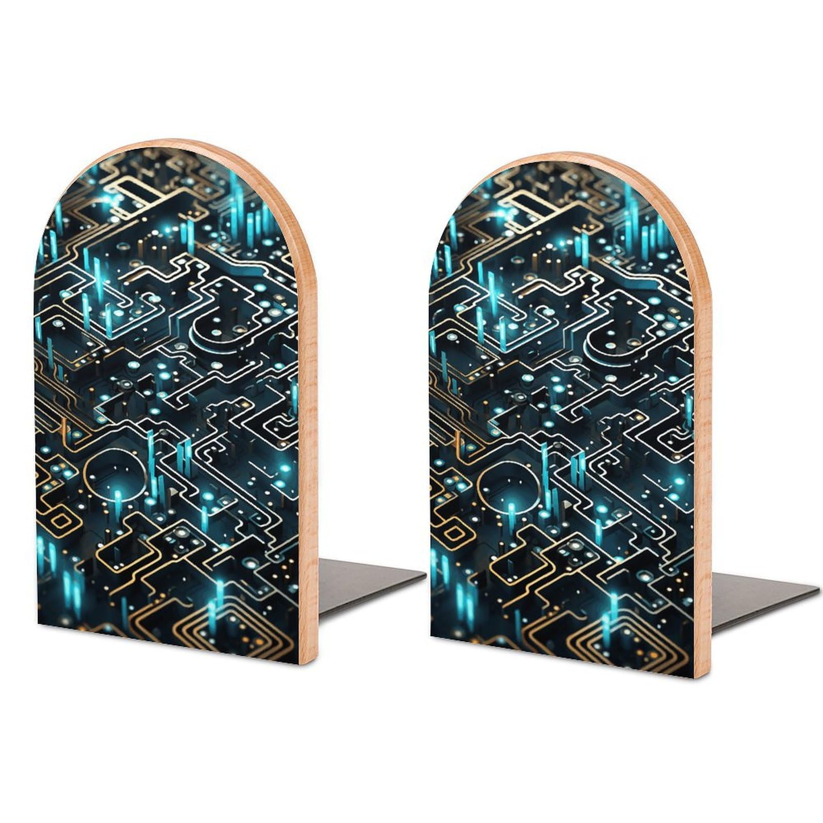 Serre-livres en bois stable pour redresser vos livres et ranger vos DVD
