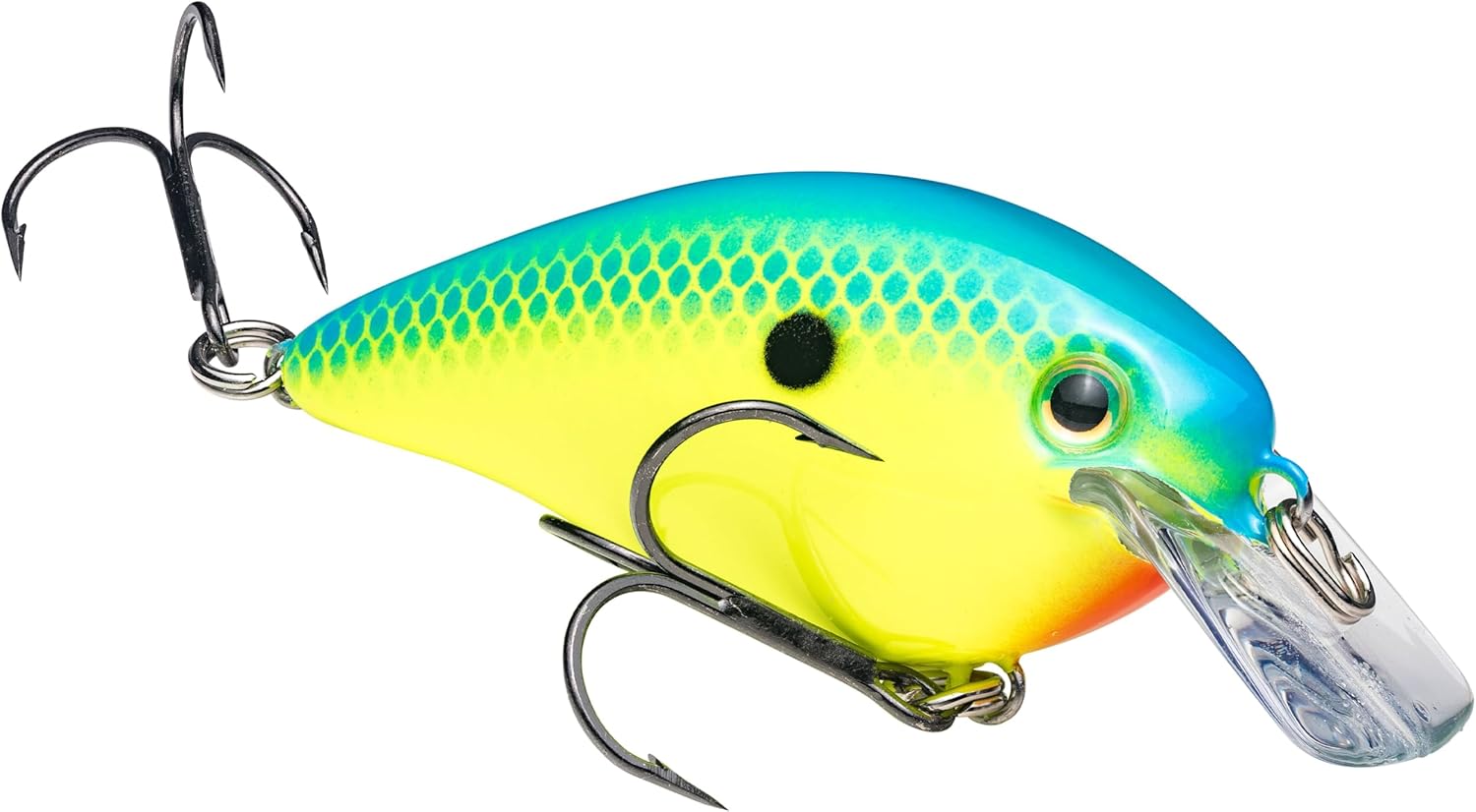 Strike King KVD 1.5 Hard Knock Fishing Lure, 3/8 oz, 3D Lifelike Eyes
