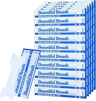 Upgraded Version - Invisible and Transparent Nasal Strips 66mm*19mm 100