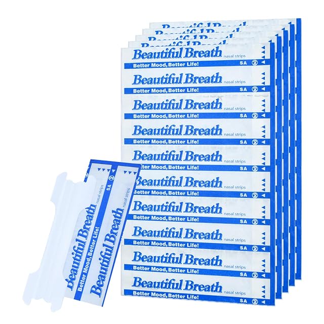 Upgraded Version - Invisible and Transparent Nasal Strips 66mm 19mm 100