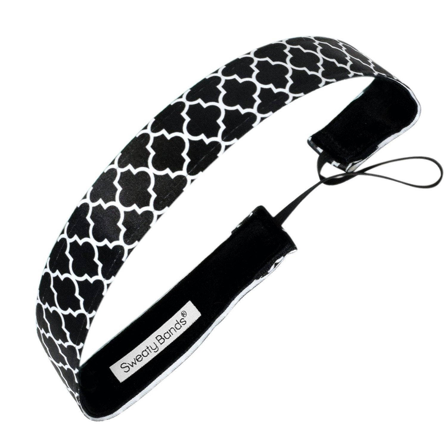 Moroccan My World Black 1 - Sweaty Bands Nonslip Fitness Headband-image-30