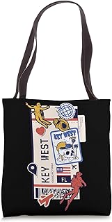 Airport and Airline Tags - Boarding Pass of Key West Tote Bag