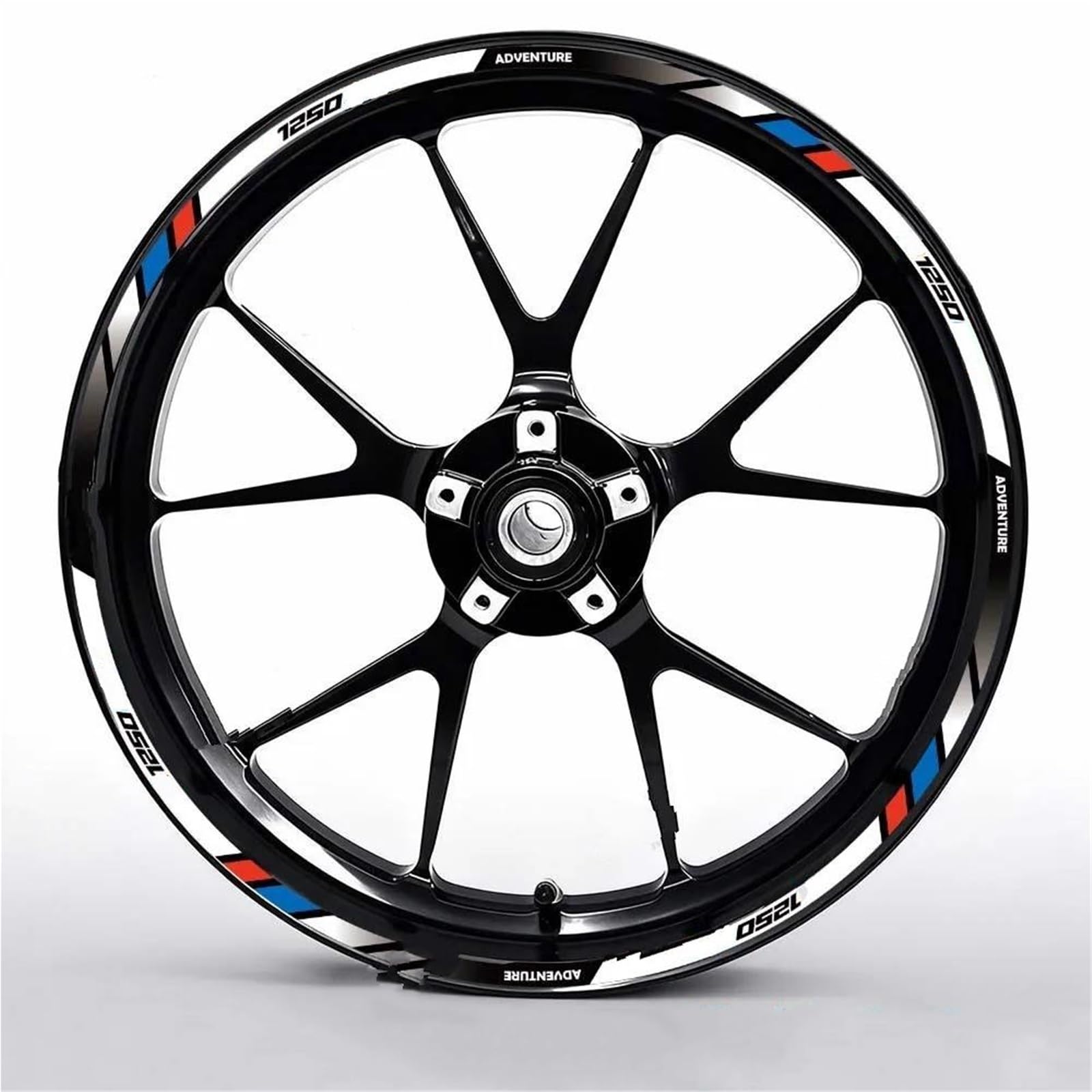 Decorate Reflective Accessories Motorcycle Wheel Stickers Rim Stripes Waterproof Tape for R1250GS R1250 GS R 1250 Gs(Style 1)