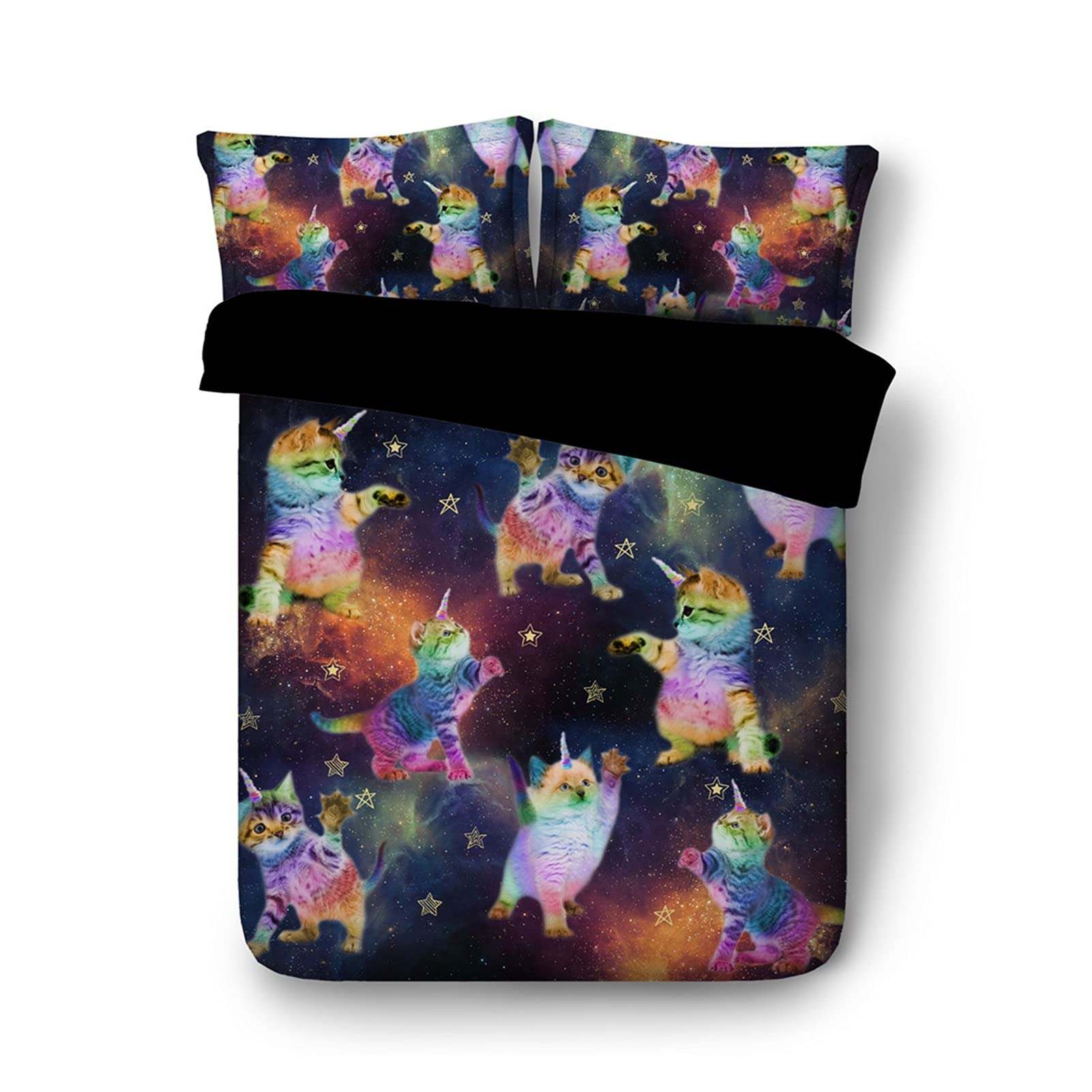 Parure de lit licorne et étoiles pour créer un rituel du coucher magique des enfants