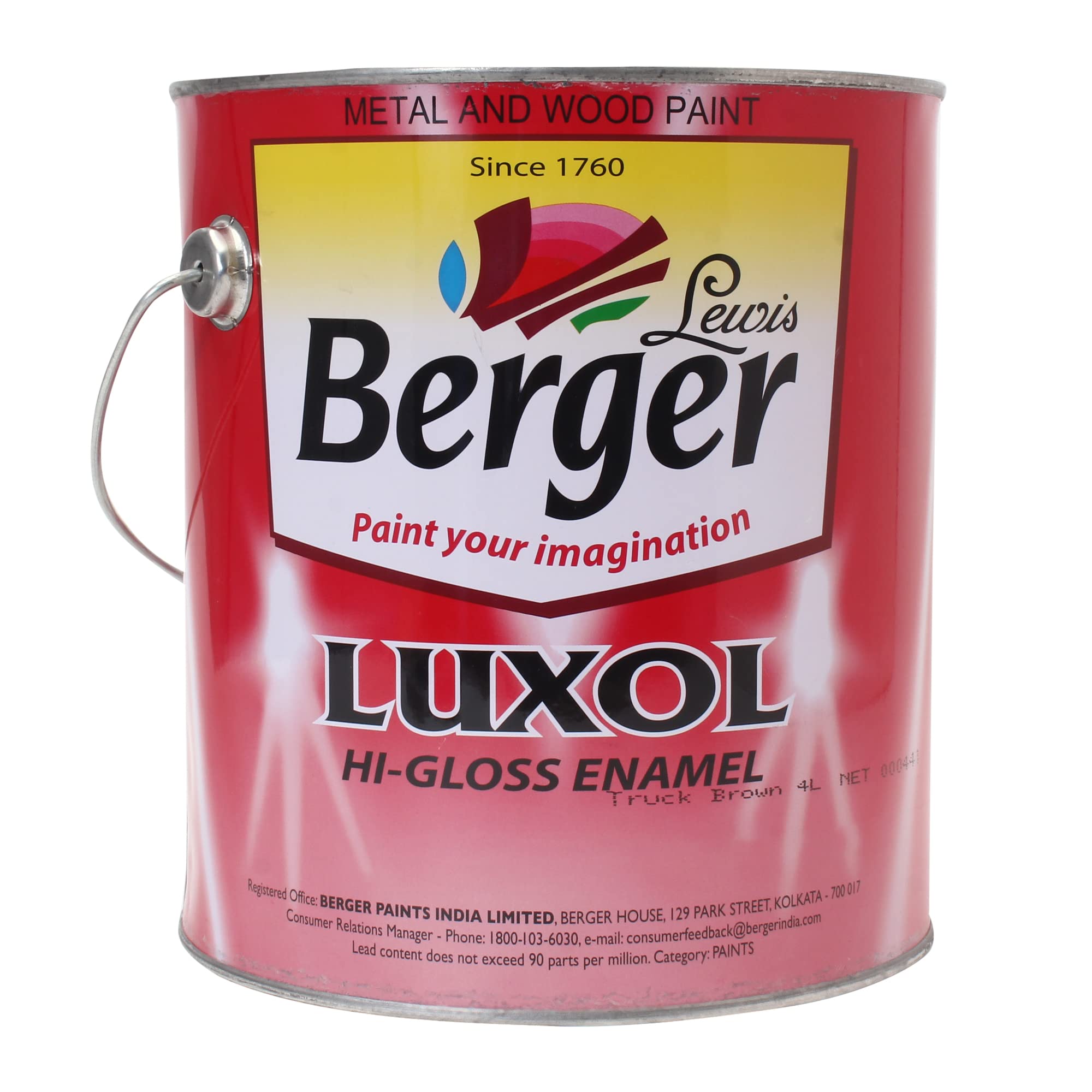 See full amazon price history chart for BERGER Luxol Hi Gloss Enamel Truck Brown 4Ltr BERGER Luxol Hi Gloss Enamel Truck Brown 4Ltr (B0C3MCJJK8) Amazon Price History, Amazon Price Tracker