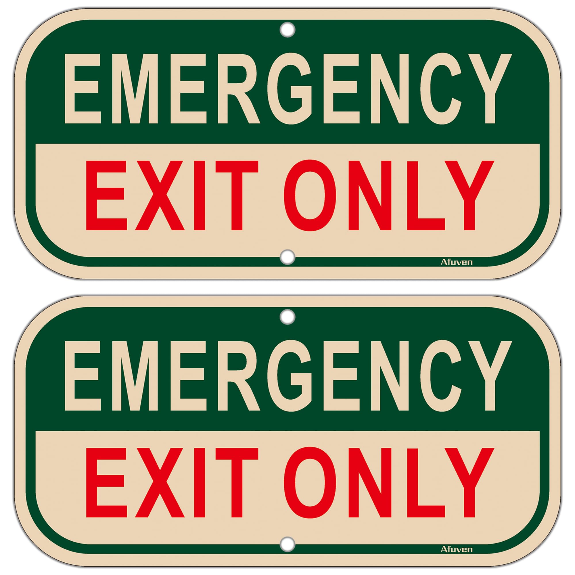 amazon-com-emergency-exit-only-signs-12-x-6-inches-exit-only-sign-emergency-sign-for-door-rust-free-aluminum-exit-sign-weatherproof-easy-to-install-indoor-or-outdoor-use-2-pack-industrial for Free Printable Emergency Exit Only Signs Amazon.com: Emergency Exit Only Signs 12 x 6 Inches Exit Only Sign Emergency Sign for Door Rust-Free Aluminum Exit Sign, Weatherproof, Easy to Install, Indoor or Outdoor Use, 2 Pack : Industrial for Free Printable Emergency Exit Only Signs