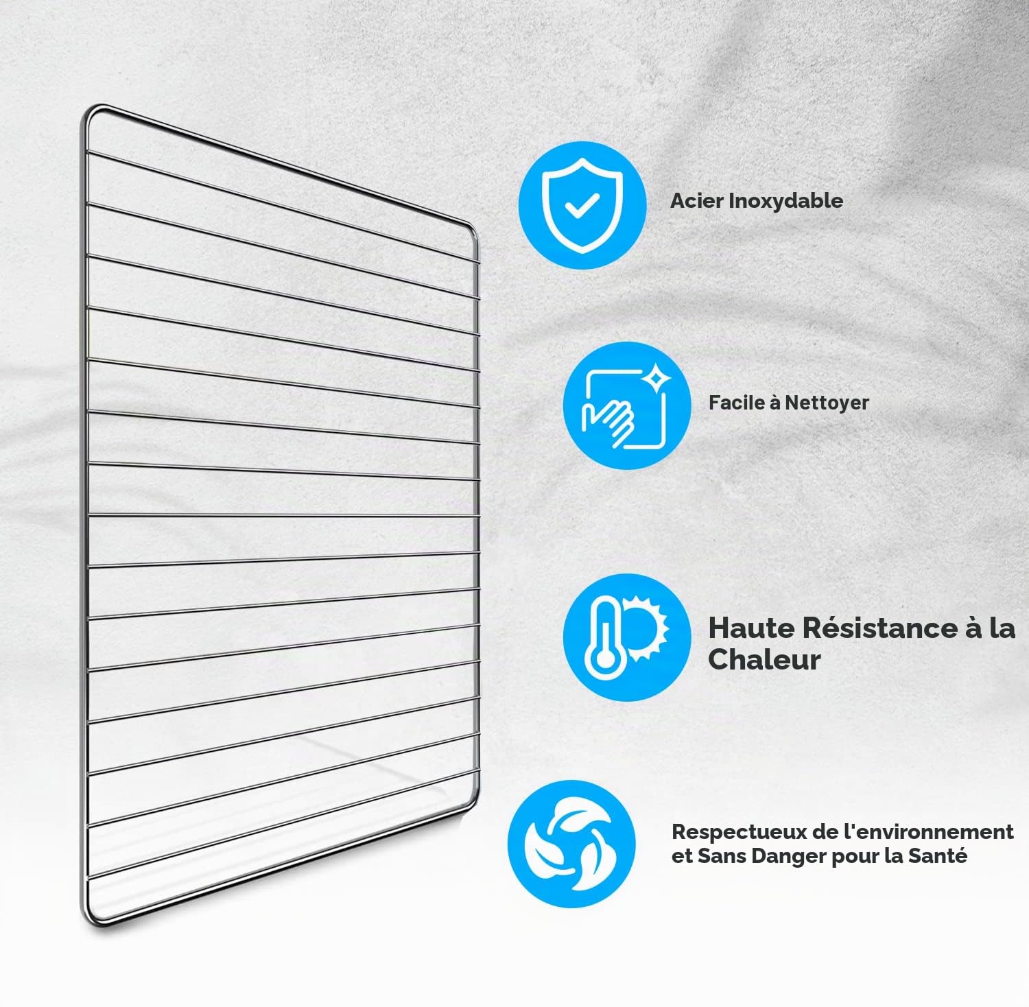 eRicambi® Kit lécarde + grille pour four, compatible avec Ariston Hotpoint Whirlpool, dimensions : 447 x 365 mm (mm) pièces d'origine, modèles compatibles ACMK6121 BS53X CP757GT