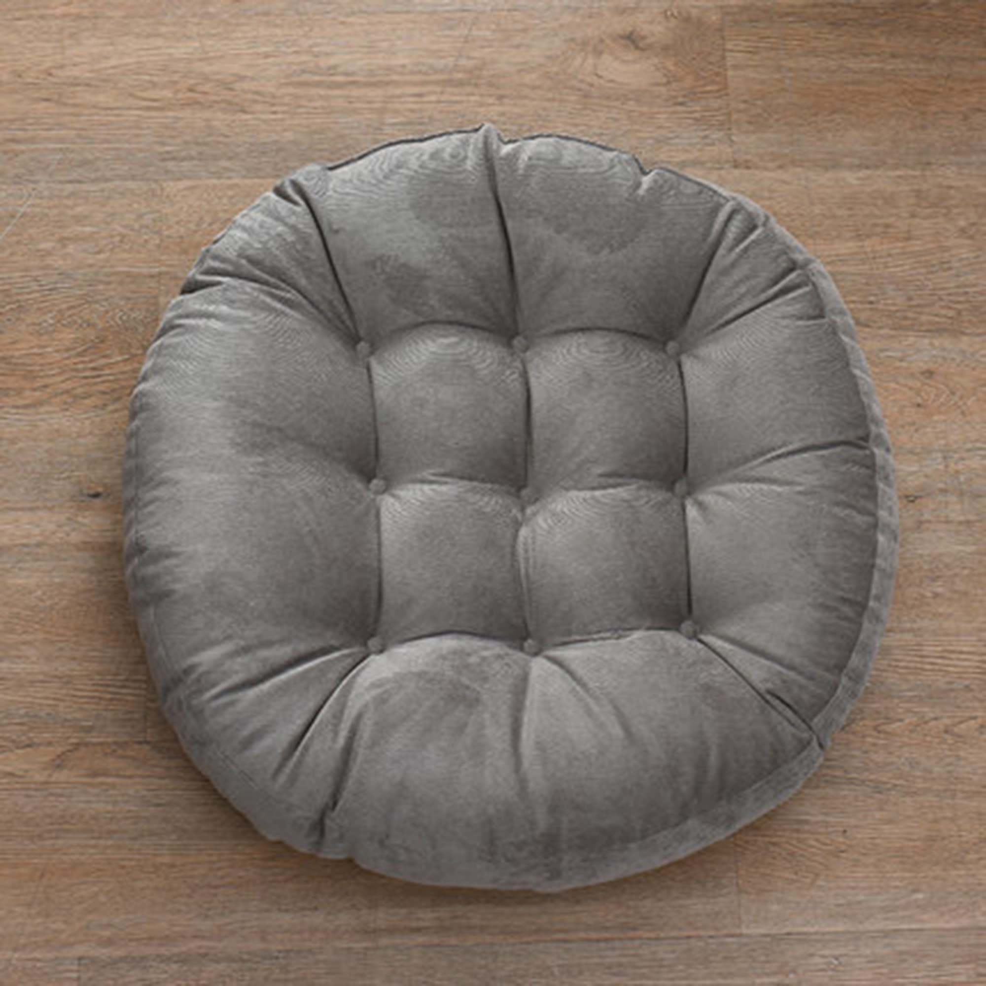 Coussin de chaise gris 55x55 cm de 10 cm d'épaisseur au confort supérieur