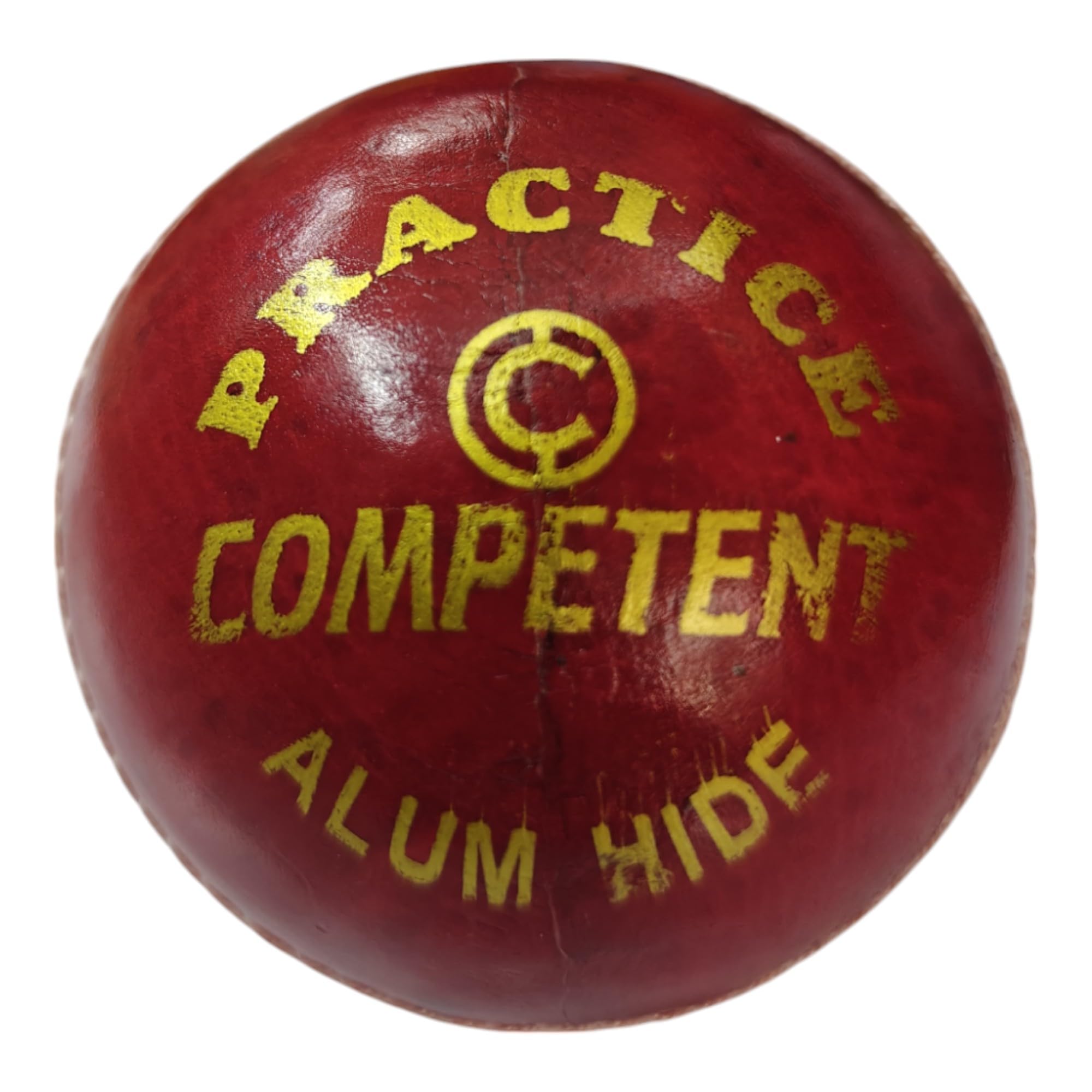 Practice Competent Red Leather Cricket Ball, Professional Match Quality-image-42