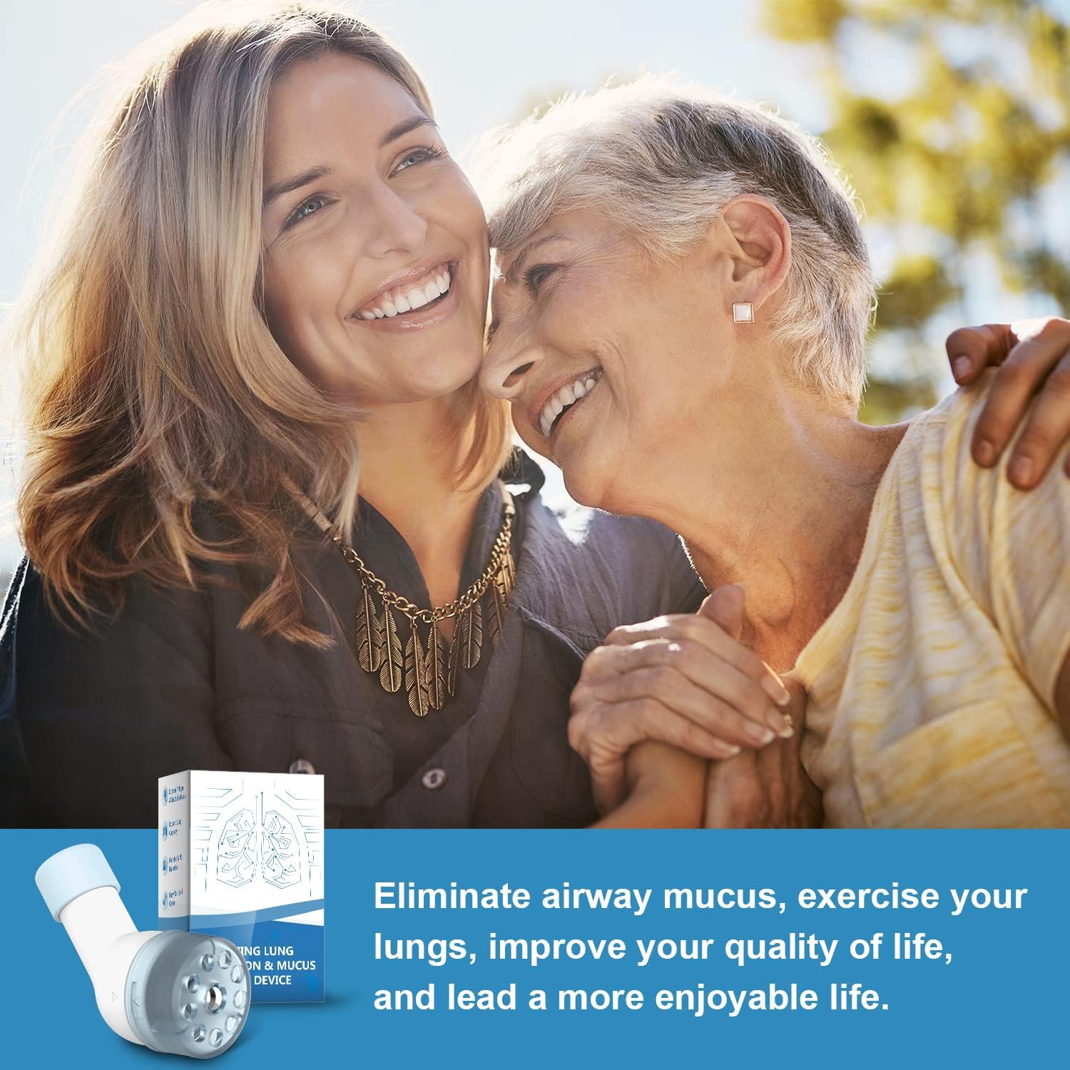 Flutter Valve Mucus Removal Device & Lung Expansion, IDEAR Breathing Exercise Device to Clear Mucus from Airways & Improve Lung Capacity with OPEP Technology with 17&19mm Steel Ball-White : Health & Household