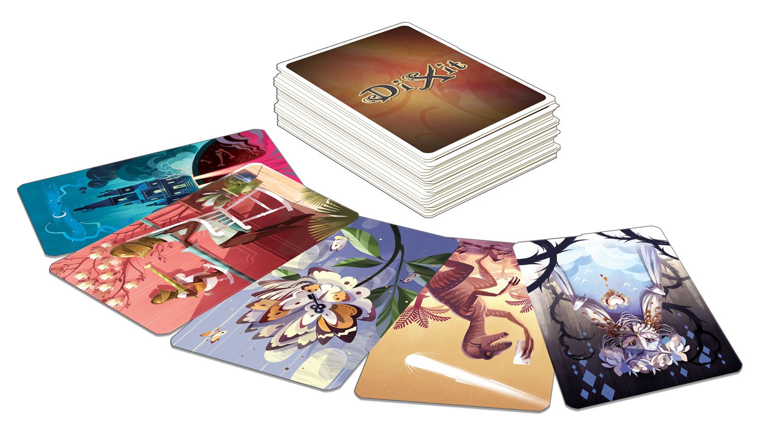 Asmodee, Dixit Odyssey, Gioco Di Societa, Edizione Italiana, 8005 & Asmodee Dixit Revelations, Gioco Da Tavolo, Colore, Dix09It