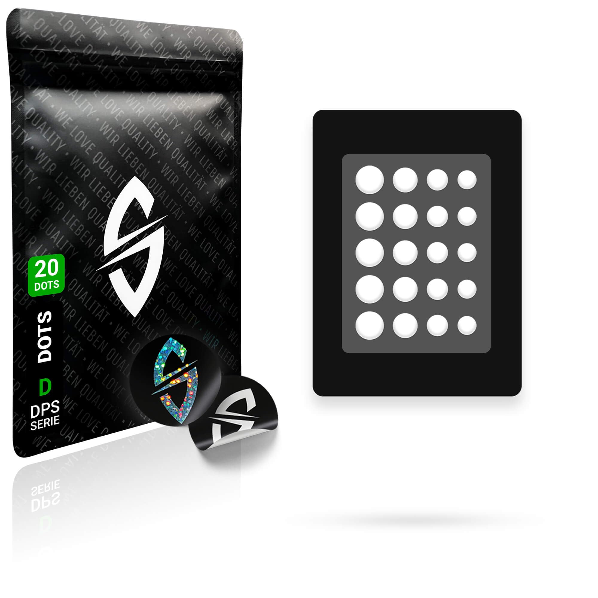 Piedini Mouse In PTFE SensoryBoost Glide DOTS (d) 2.0 – 40 Pezzi Da 6,5 Mm, Per Scorrimento Ultra Veloce Su Tessuto E Vetro