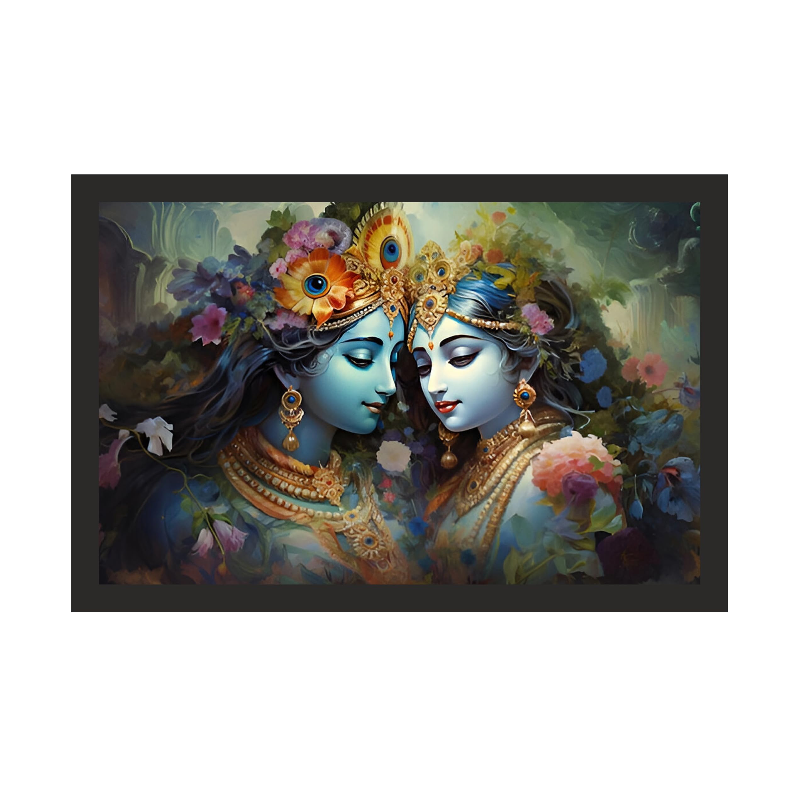 Divine Union: Radha Krishna - 36x24