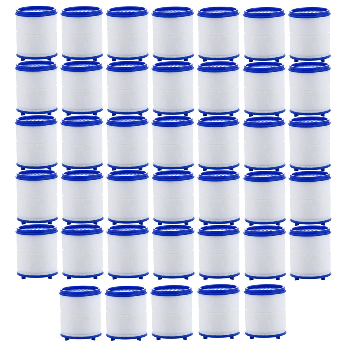 Sink Water Faucet Filter Replacement Spare Filter Cartridges (40 pcs), Compatible with Universal Bathroom Kitchen Faucet Water Filter Purifier -Removes Chlorine Fluoride Heavy Metals Hard Water