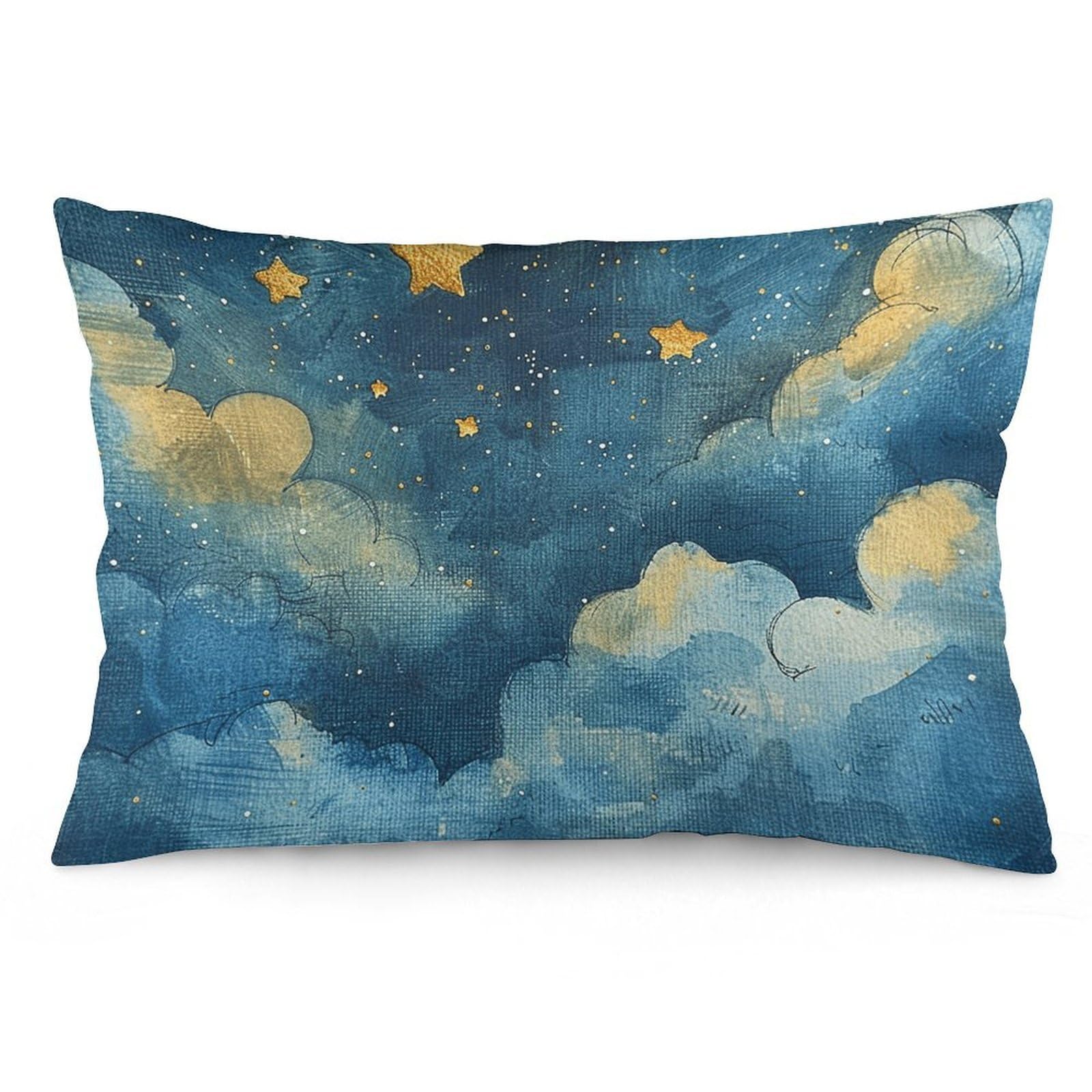 NTVOWPZO 2 Pack Decoration Throw Pillow Covers 16 "x24 Pillowcases Covers Unique Scenery Images Pillowcases Modern Farmhouse Home Decor Sofa Cushions Covers for Couch Bed Living Room