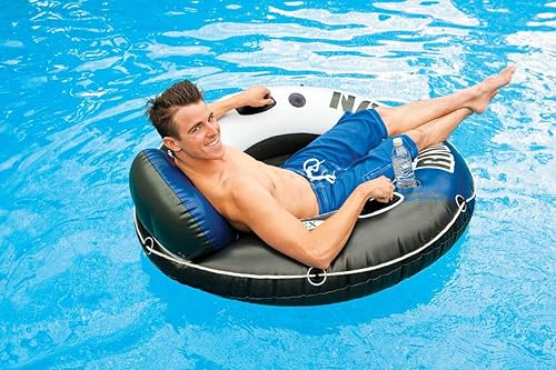 Miniatura 6 de Intex River Run - Tubo flotante inflable para 1 persona, para lagopiscinaocéano (8 unidades)