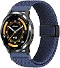 18mm Magnetic Braided Compatible with Garmin Venu 3S 41mm Watch BandVenu 4 41mmVivoactive 4SVenu 2SVivomove 3SForerunner 255S 265S, Stretchy Nylon Sport Strap for Women Men improved