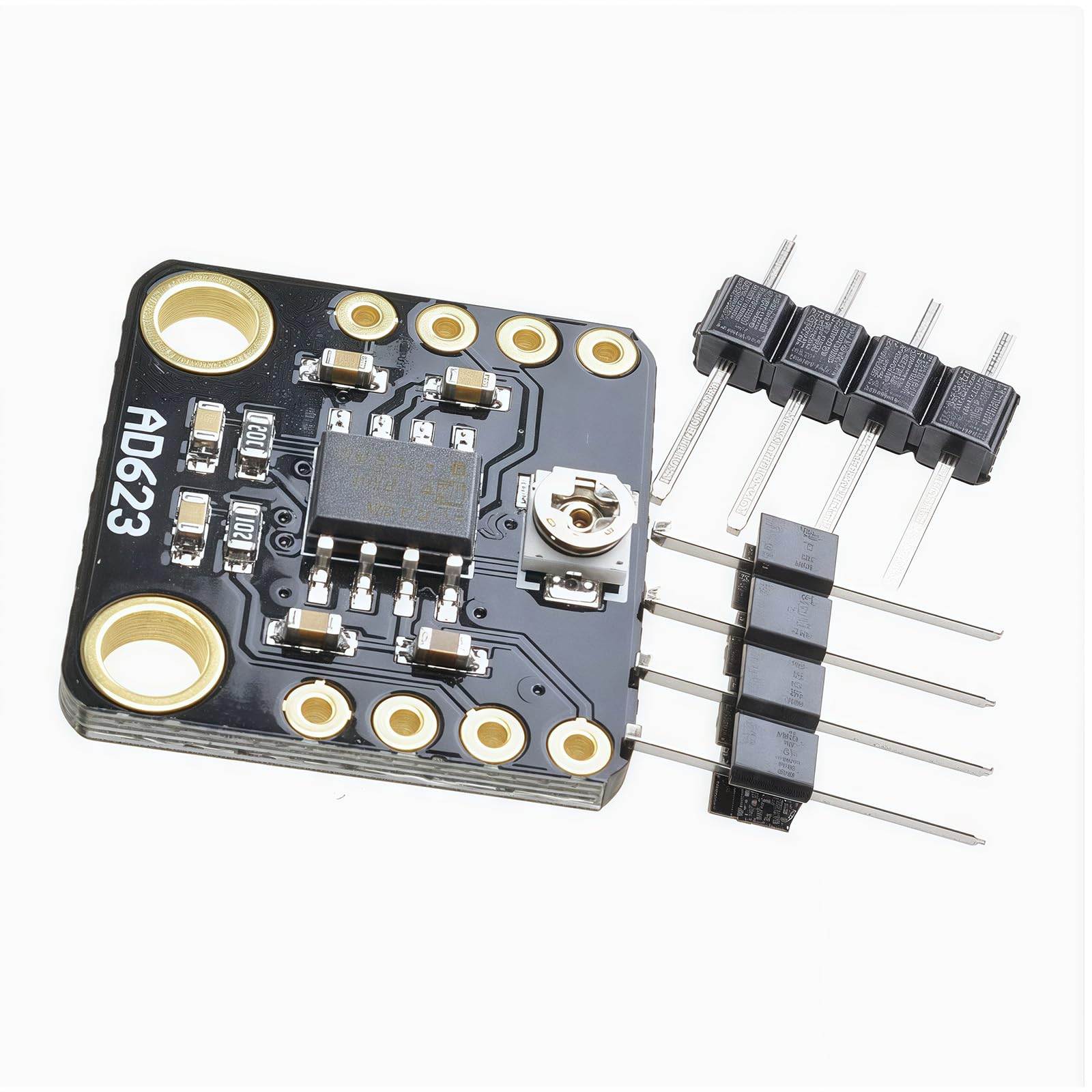 Instrumentenverstärker mit Einstellbarer Verstärkung und Einzelversorgung Arbeiten mit hoher Linearität für Prototypen, Entwicklungsprojekte, Einzelversorgungsverstärkermodul