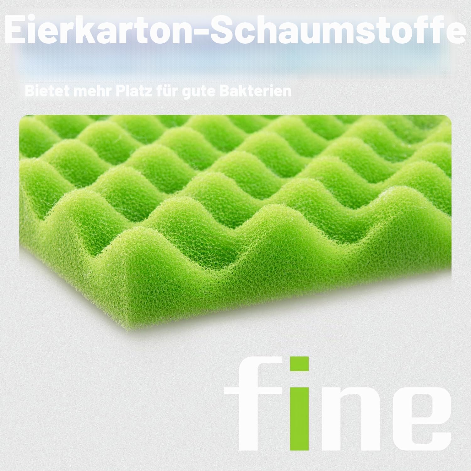 Aquarien Filter Filtermaterial Schwammpad Schaumstofffilter, übergroßes Filterpad kann zugeschnitten Werden 25" X 18" (Pack of 1 Set)