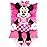 Jay Franco Disney Minnie Mouse 3D Snuggle Pillow - Super Soft - Measures 15 Inches (Official Disney Product)