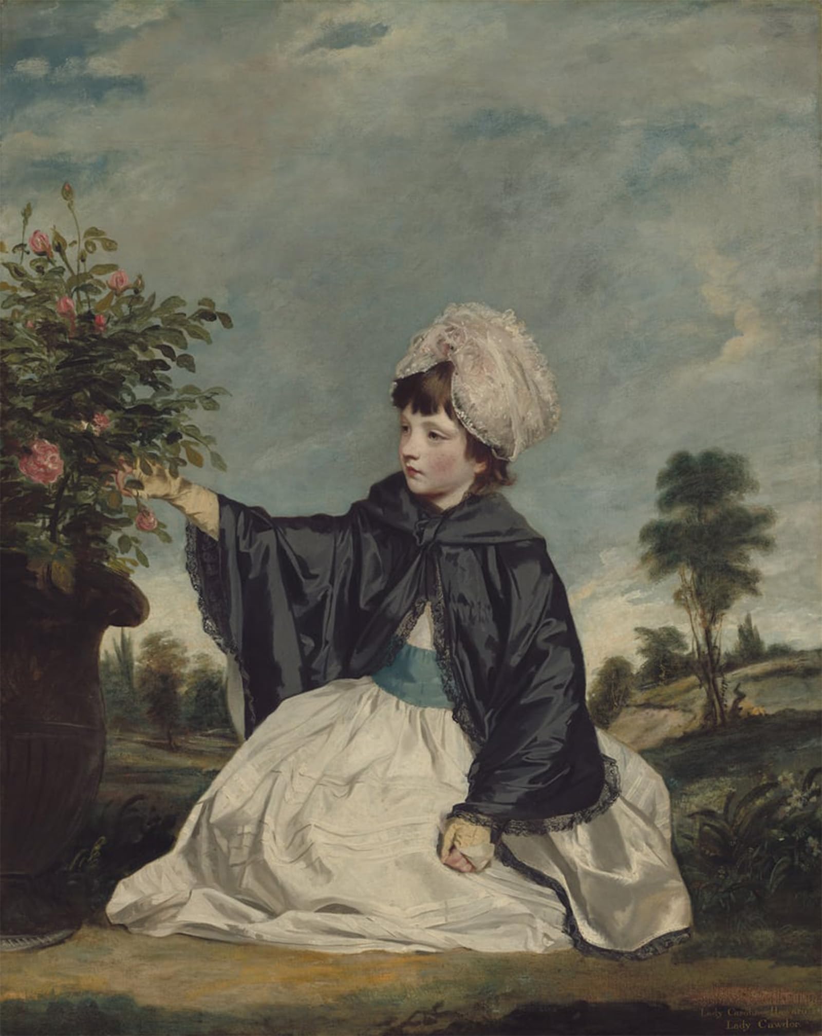 ARTXLXXBN Famous Painting Art Wall Decor Abstract Art Picture Lady Caroline Howard by Joshua Reynolds Animal Pictures for Home Decor 60x90cm
