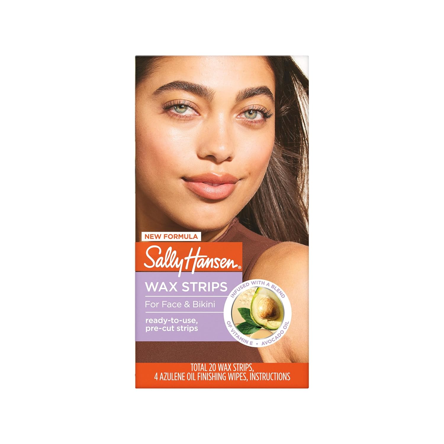 Sally Hansen Wax Kit Wax Strips For Face & Bikini 20 count (Pack of 1) Sally Hansen Wax Kit Wax Strips For Face & Bikini 20 count (Pack of 1)