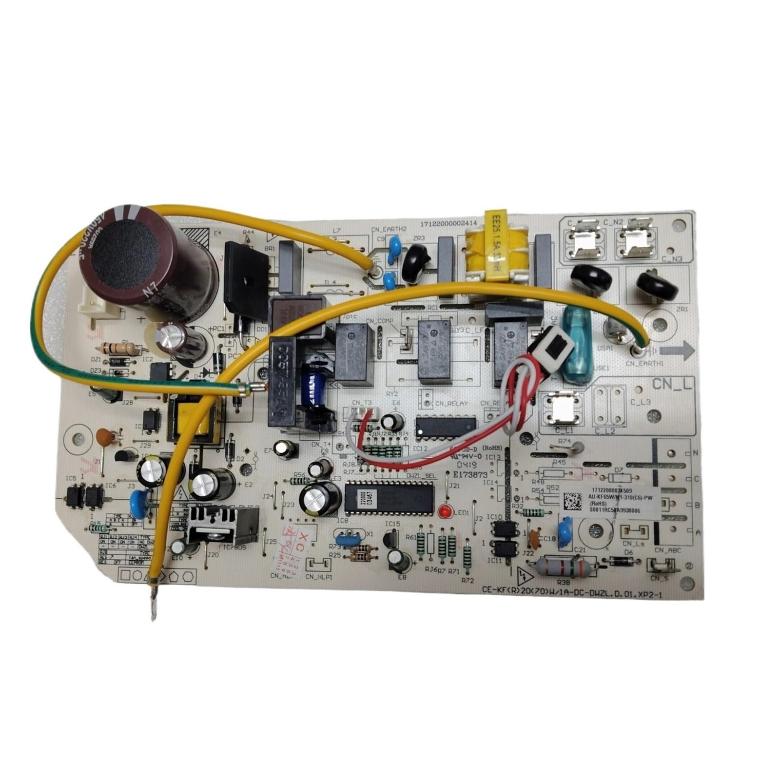 Legzcdurbsa One Color Compatible With Midea Central Air Conditioning External Motherboard Commercial Gas Manual 17122000002414 17122000034509