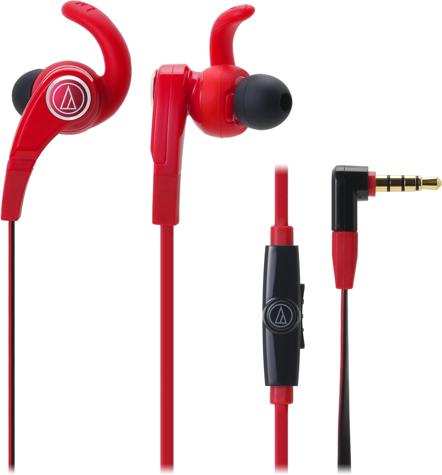 Audio Technica SonicFuel Smartphone Earbuds Red ATH-CKX7iS RD (Japan Import)