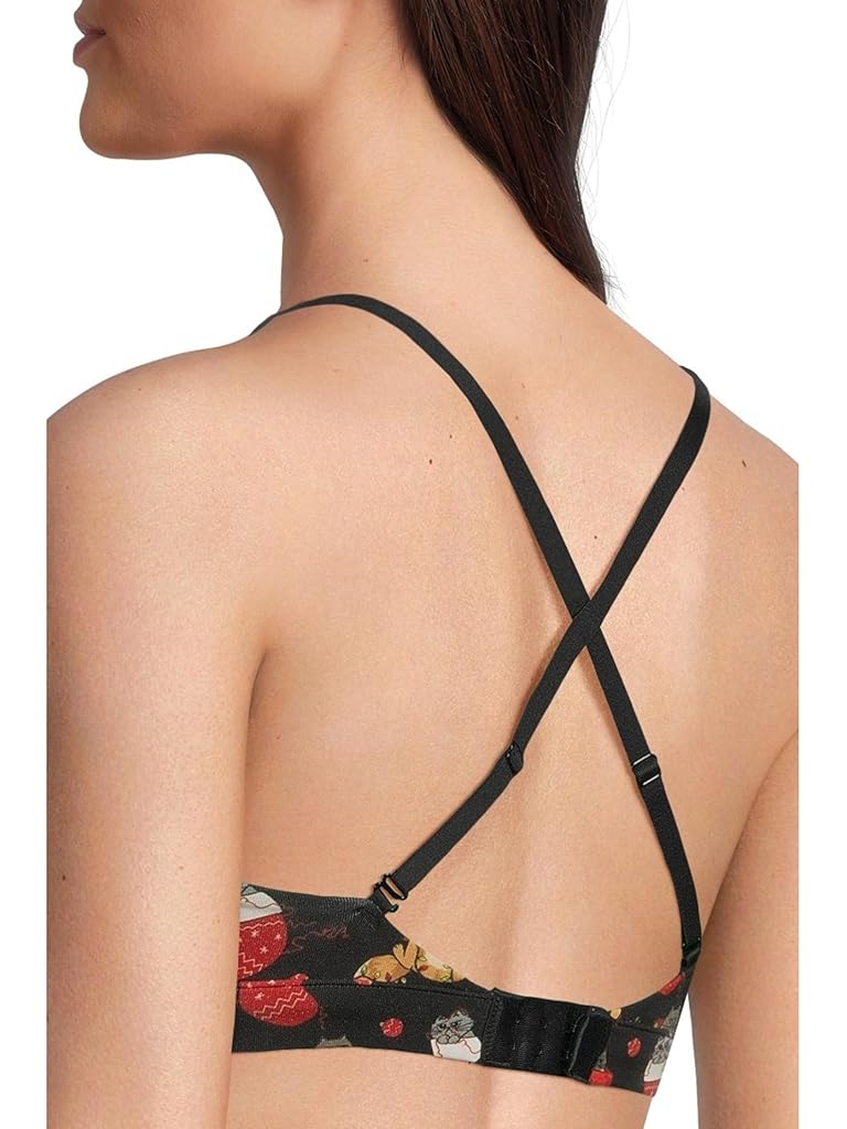 Black MeUndies Feel Free Ruched Bralette