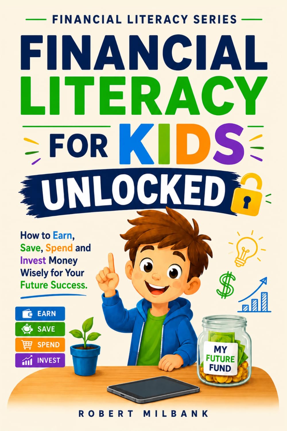 Financial Literacy for Kids Unlocked: How to Earn, Save, Spend and Invest Money Wisely for Your Future Success