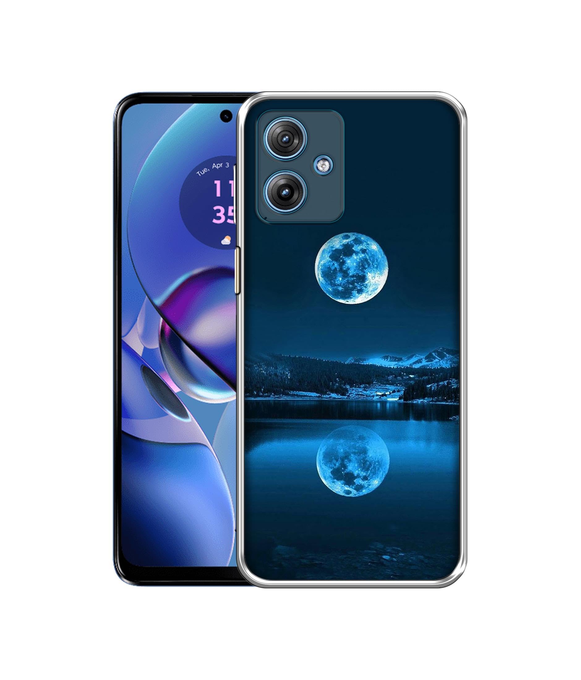 Casotec Moon Pattern Print Design Printed Silicon Soft TPU Back Case Cover for Motorola Moto G54 5G / G54 Power 5G / G64 5G (B0CJLKFQBT) Amazon Price History, Amazon Price Tracker