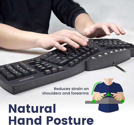 Perixx Ergonomic Keyboard with Wrist Rest Bundle