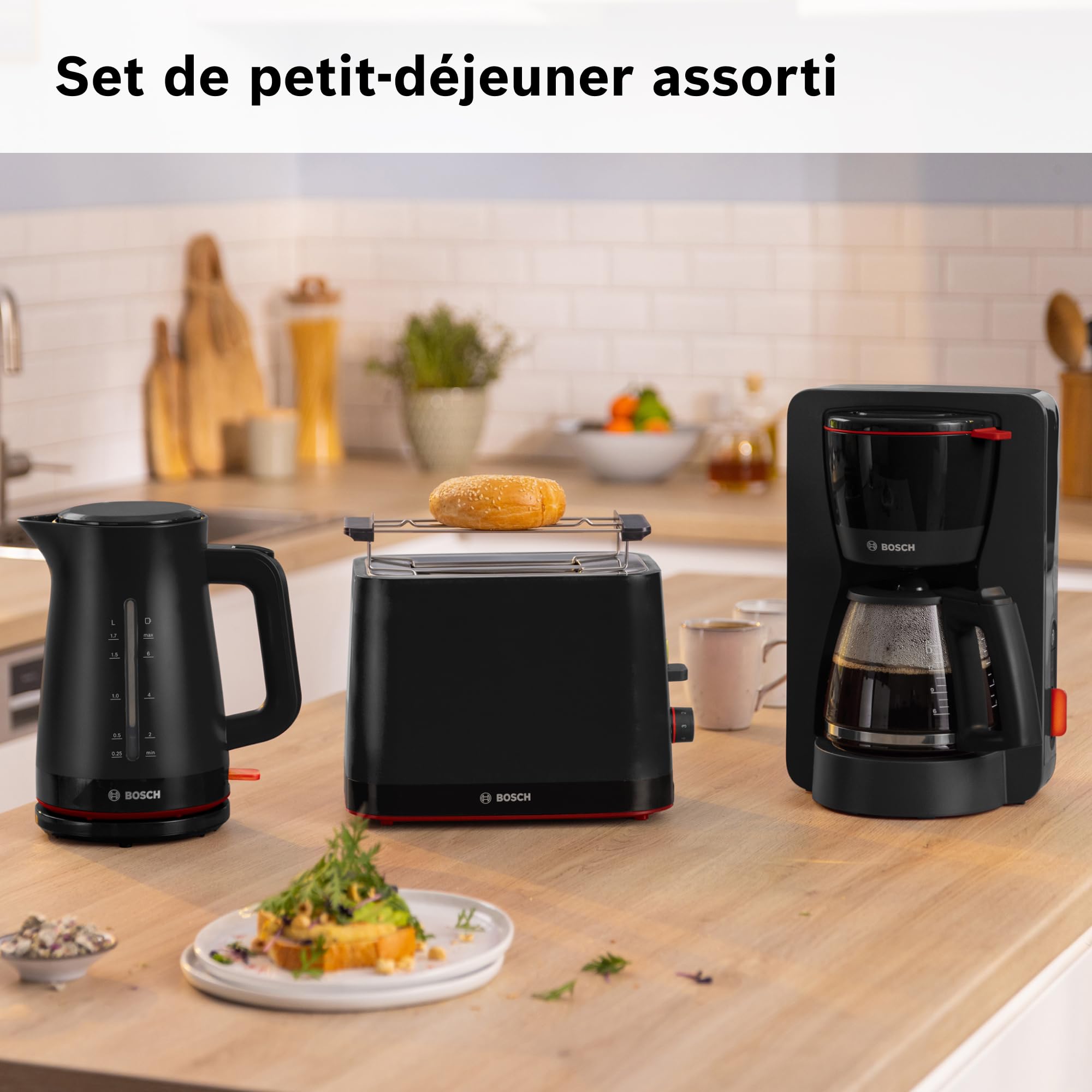 Bosch TAT3M123 MyMoment - Grille-pain,Arrêt automatique