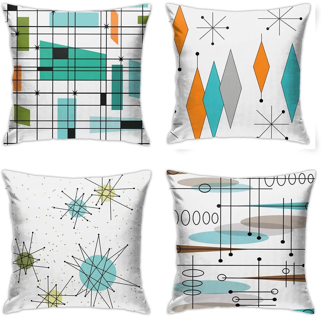 mid century pillows amazon