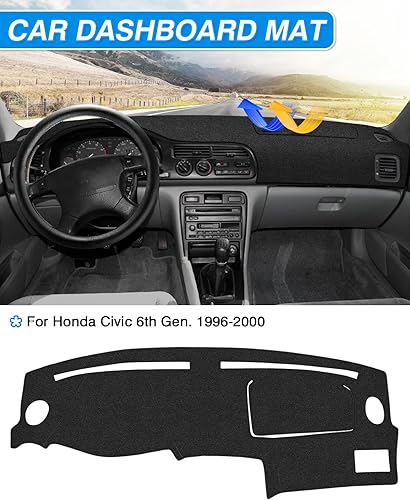 Miniatura 80 de Cartist - Funda de salpicadero, alfombrilla antideslizante, protector de rayos ultravioleta, antirreflejos