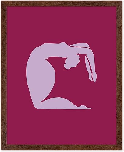 Miniatura 73 de Monem Art - Póster de yoga, impresión retro de yoga para el hogar, arte de meditación, arte espiritual, arte de silueta, arte de gato, arte bohemio