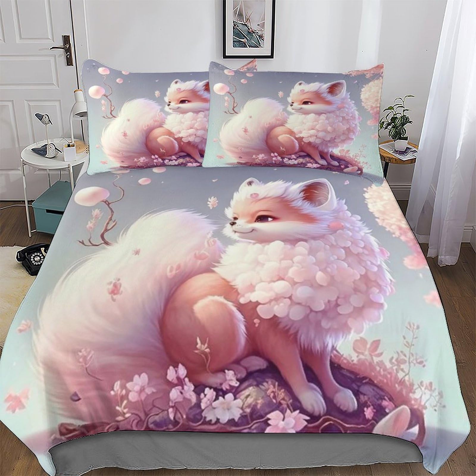 Housse de couette renard pour une chambre cosy et ultra douce