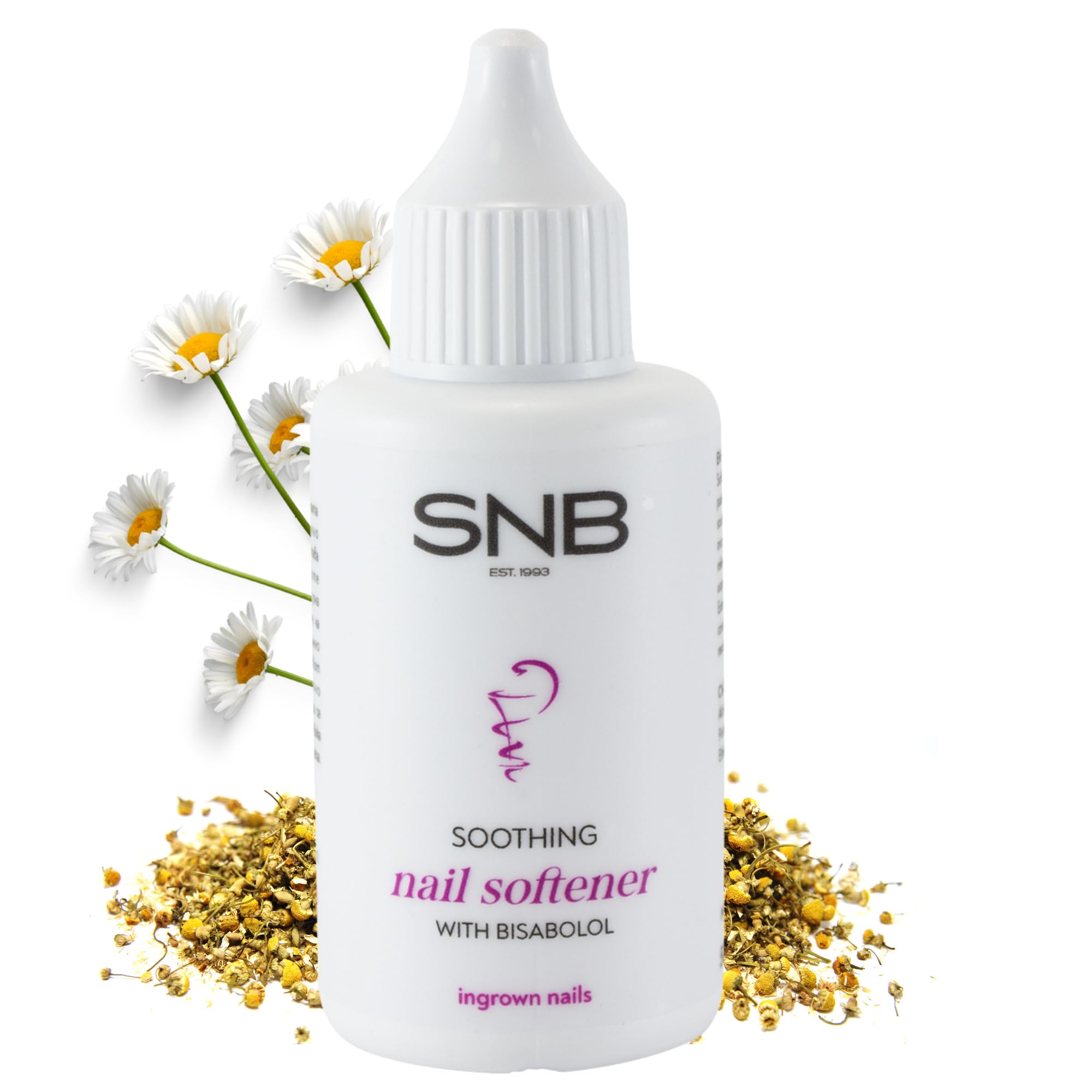 SNB Professional - Addolcitore per unghie con bisabololo, 50 ml, cura efficace dei denti delle unghie e dei bordi delle unghie induriti, ammorbidente per cuticole e piastre per unghie, cura