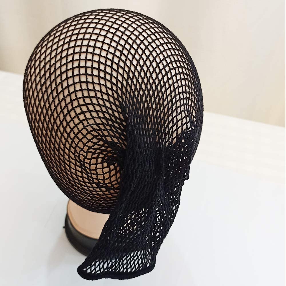 Long Wig Cap,Mesh Net Wig Cap,Open End Wig Cap for Long and Short Hair,Natural Black CDNET