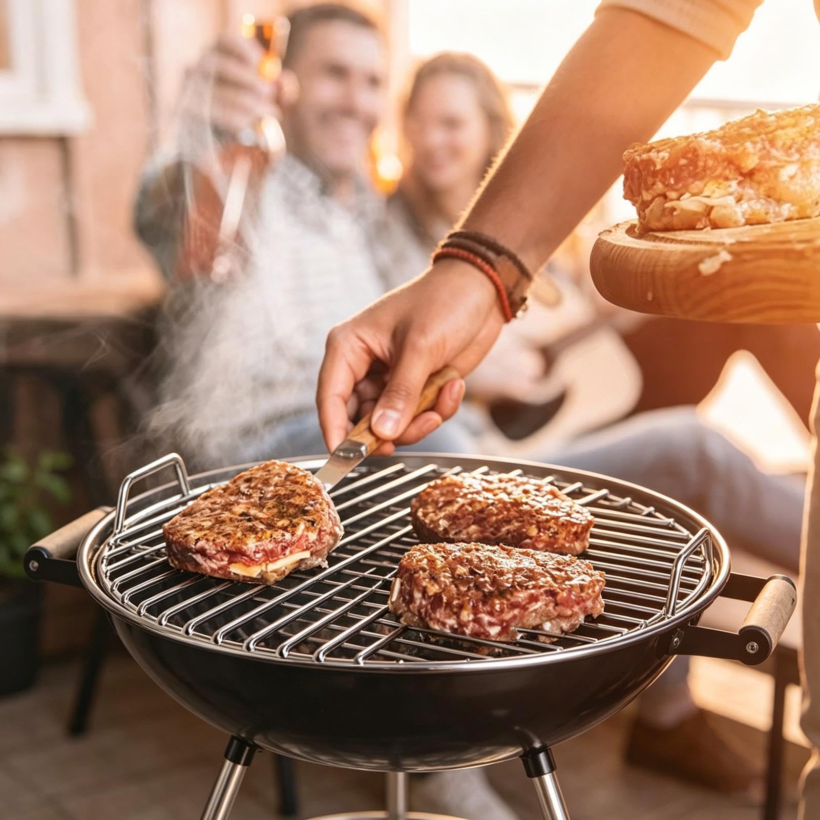 Griglie per barbecue - Rastrelliere in acciaio con rivestimento