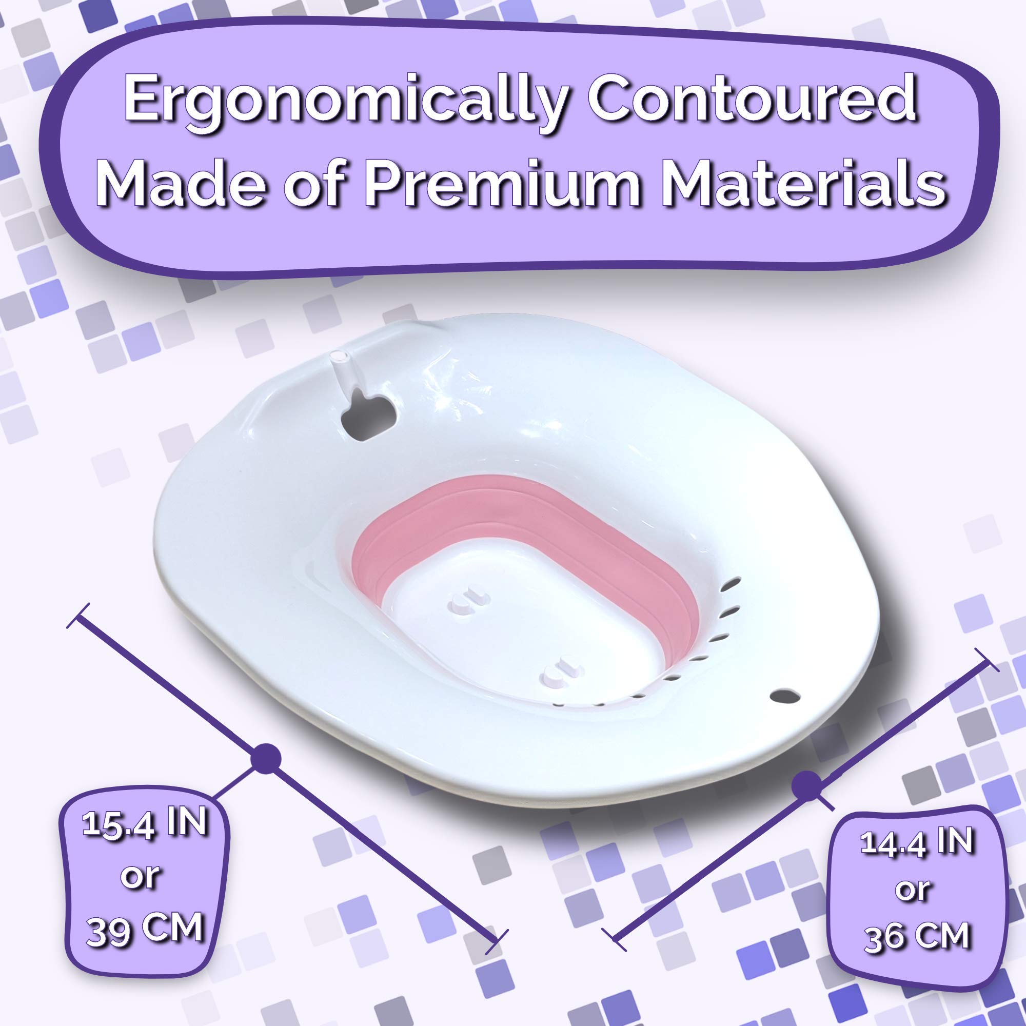 Buy Yoni Steam Seat Kit for Toilet | Vaginal Steaming Tub | Sitz Bath ...