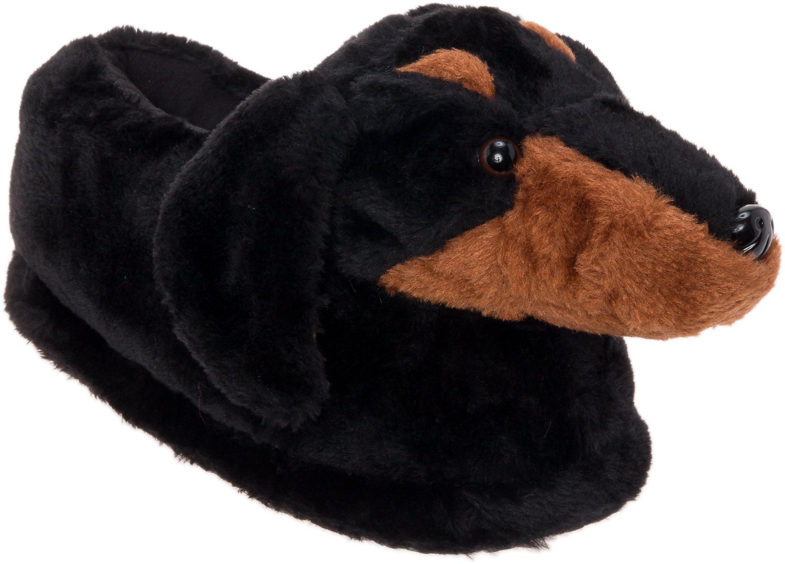 Funziez Fuzzy Dog Slippers For Women And Men Funny House